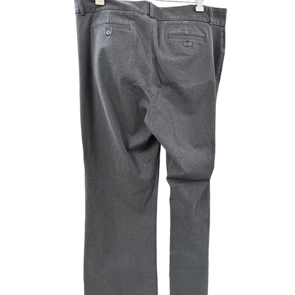 🌸3/$15🌸Charcoal Gray Gap Stretch Slacks with Front Pockets Clasp Closure sz 12 - Picture 4 of 8